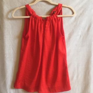 The Limited Outback Red sleeveless blouse